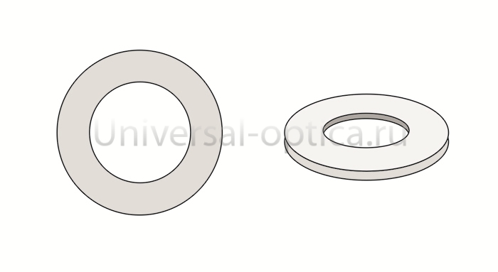 Шайбы пл. (320 шт.) от Торгового дома Универсал || universal-optica.ru
