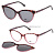 Оправа полимерная OK EYEWEAR (95158 c. 3 + клипса)