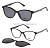 Оправа полимерная OK EYEWEAR (95185 col. 1 + кл.)