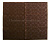 Салфетка из MF в конвертике (коричневая (15*18см))