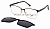 Оправа металлическая Viva (TJ2153 c. 3 + клипса (Pl))